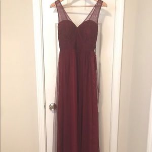 Long bridesmaid dress